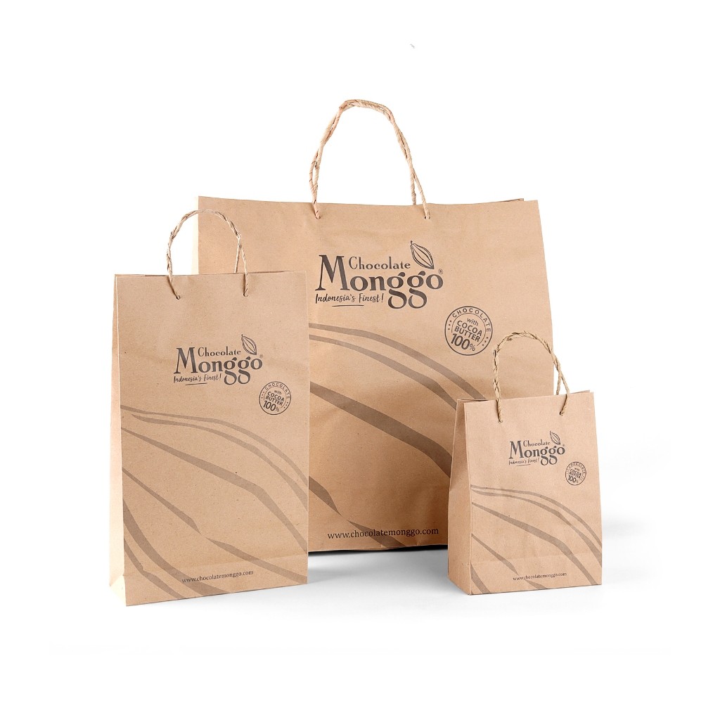 

Chocolate Monggo | Paperbag Ramah Lingkungan | Tas Kertas
