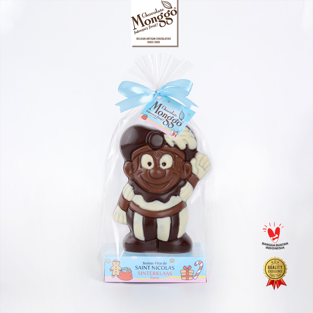 

Chocolate Monggo | Piet Milk Chocolate 120gr | Hadiah Coklat Anak - Anak | Cemilan Cokelat
