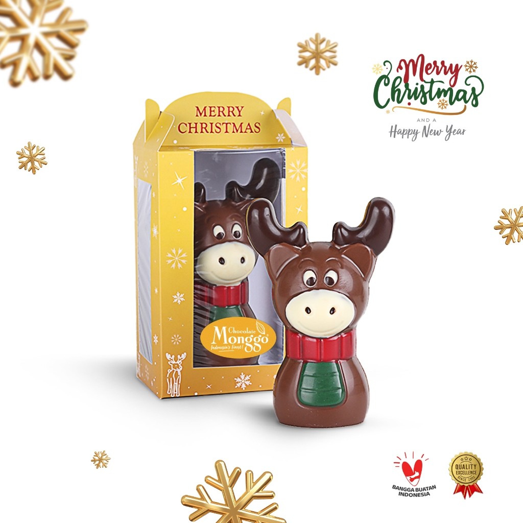 

Chocolate Monggo | Chocolate Deer 120gr | Hadiah Cokelat Natal | Gift Cokelat