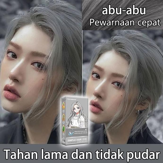 Barang terlarisFEKAGNAS cat rambut ash grey*200ml Tanaman murni,Ciptakan gaya rambut modis dengan mu