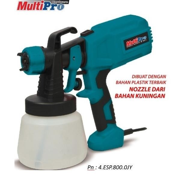 Multipro Esp-800 Spray Gun Listrik Nozzle Kuningan New Stok