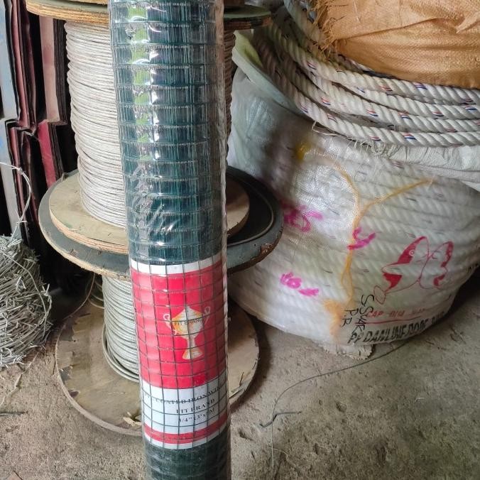 :=:=:=:=] KAWAT LOKET PVC/RAM PVC/KAWAT HIJAU 3/4 " INCHI METERAN