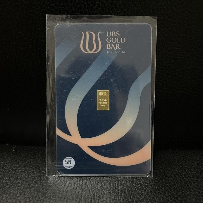 Emas Ubs 0.5 Gram 0,5Gram New Logam Mulia Fine Gold Original Dan Terpercaya