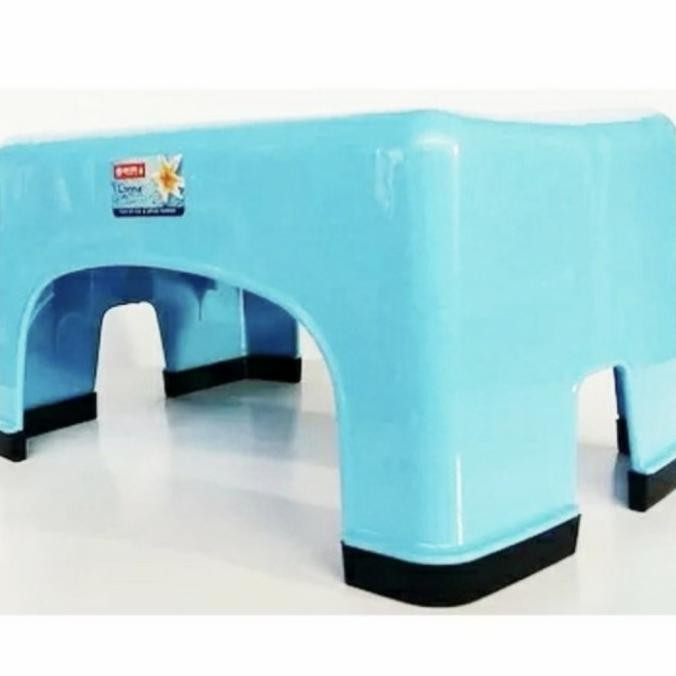 Hrn-813 Bangku Jongkok Kotak (Lion Star) Kursi Pendek Plastik Tebal G-12 Sqr