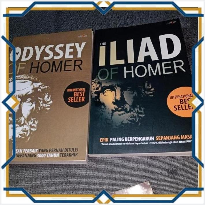 [PIT] BUKU ILIAD & ODYSSEY OLEH HOMER.ONCOR