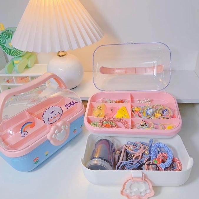 Kotak Penyimpanan Jepit Rambut Anak Aksesoris Kosmetik Obat P3K KO005 GT