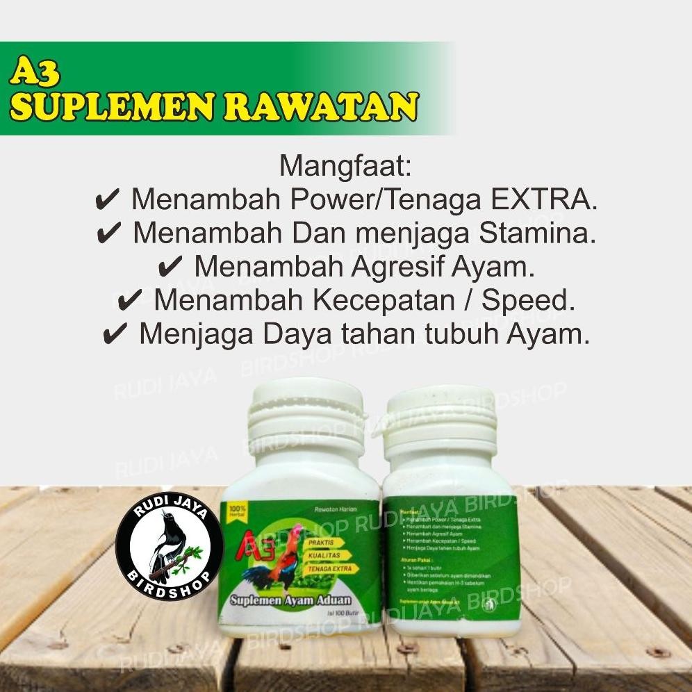 IQR-914 A3 RAWATAN HARIAN VITAMIN AYAM PENAMBAH STAMINA POWER TENAGA PEMULIHAN PASCA TARUNG DAN PERS