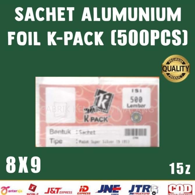 (Good) SACHET FULL FOIL 8x9 / 15 gr- KPACK