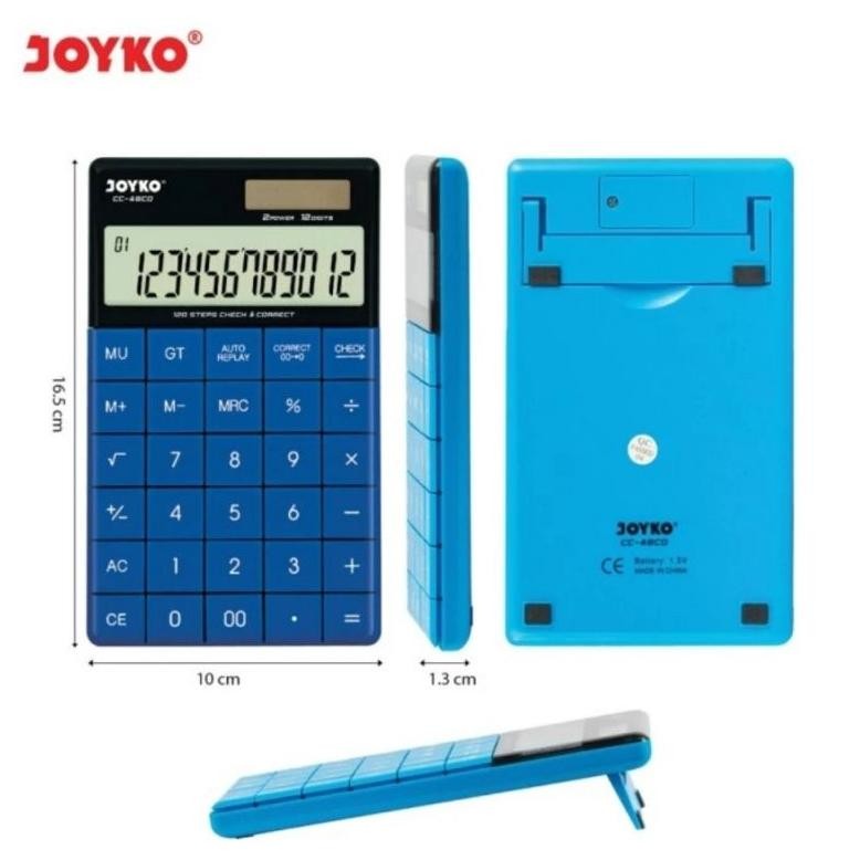 

Special Sale! Kalkulator JOYKO CC 48CO - Calculator Check & Correct 12 Digit (Bisa Cek Ulang) Viral