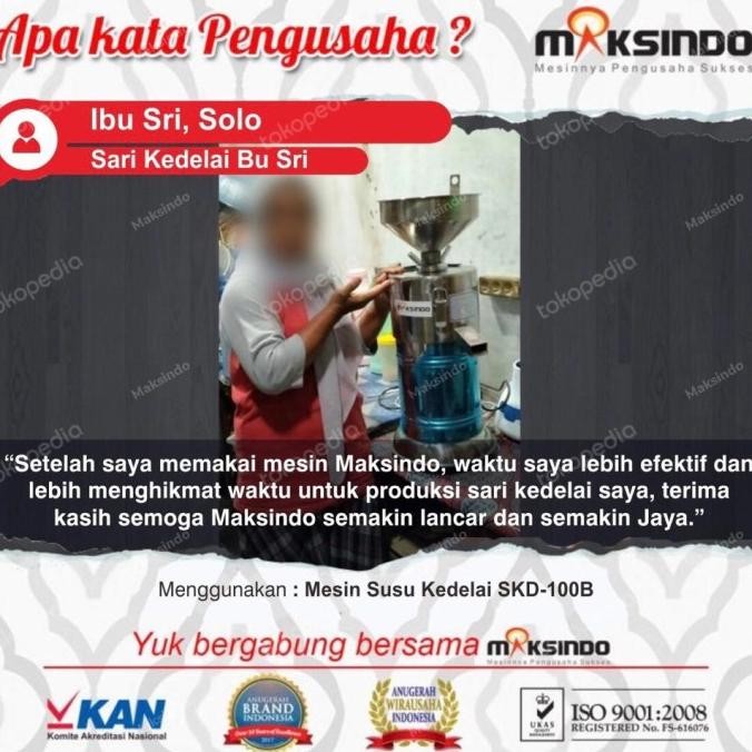 

Mesin Susu Kedelai Stainless (SKD-100B) HM