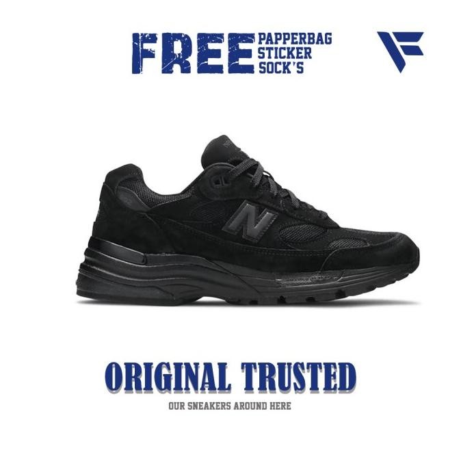 New Balance 992 Triple Black M992EA Original