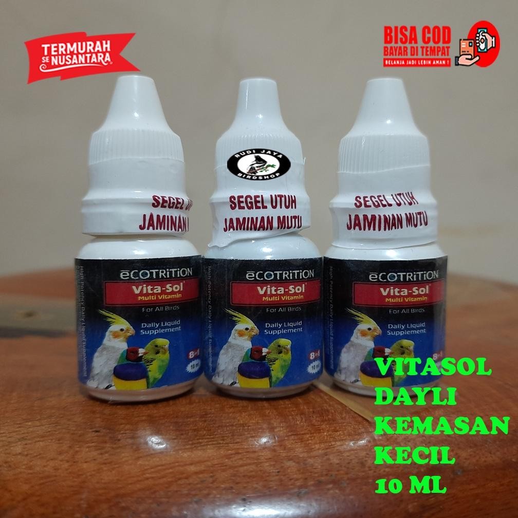 Sale VITASOL VITA-SOL VITA SOL DAILY DAYLI 10 ML ECOTRITION VITAMIN DOPING IMPORT HARIAN PENGGACOR S