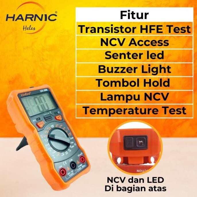 Grosir Multitester Digital Heles Ux 389 Tr