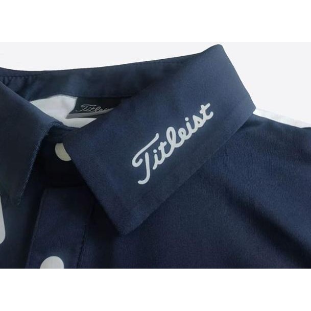 Polo Shirt Baju Pria Golf Polyester Chest Stripes TTL-001