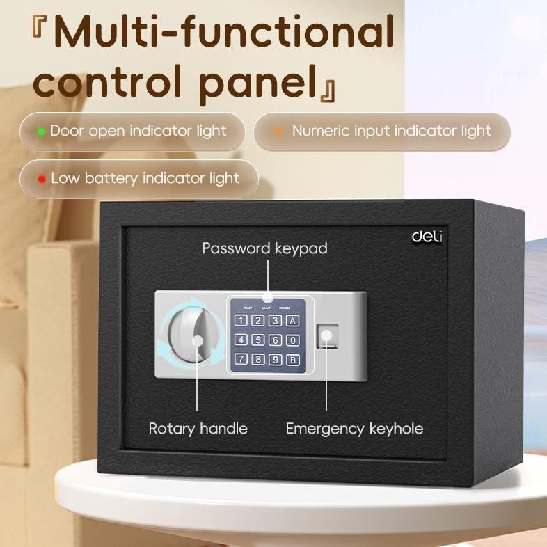 

fth-56 BRANKAS DIGITAL DELI ET-521 / SAFE DEPOSIT BOX / CASH BOX ET521 Terlaris