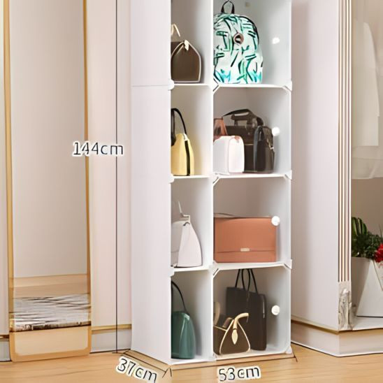 Murah Lemari Tas Sepatu 2X3 Giselle Stella Lemari Plastik Serbaguna Minimalis