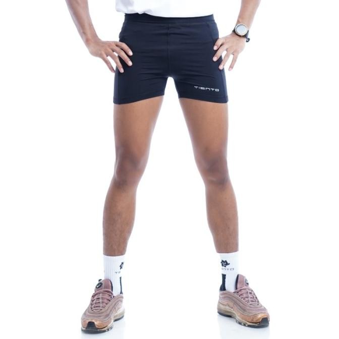 Tiento Celana Legging Pendek Pria Olahraga Lari Short Pants Running