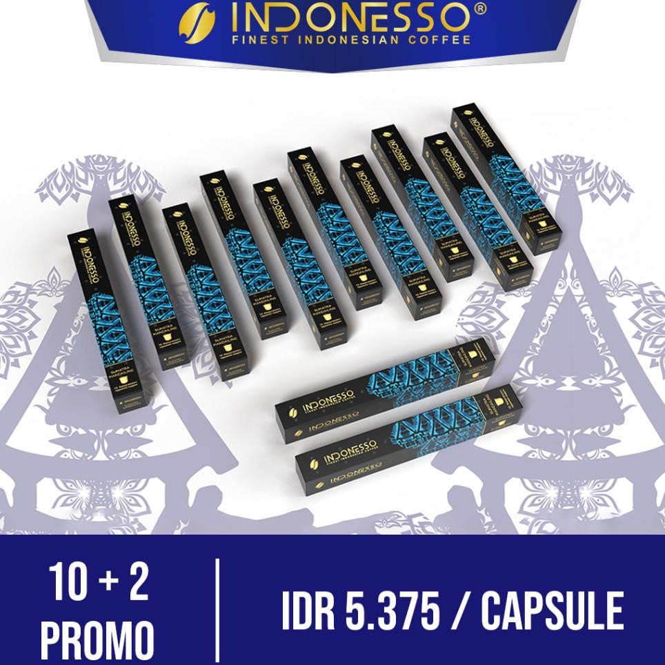 

Indoneo 102 Umatra Mandailing Coffee Capule Compatible With Nepreo Machine Apul Opi