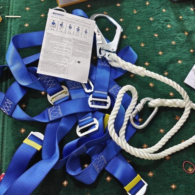 Body Harness Safety Belt Safety Merk Krisbow New Stok