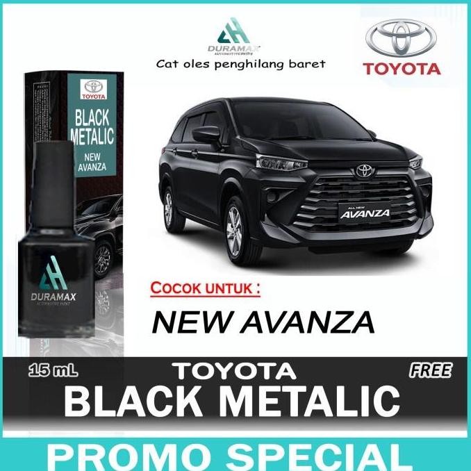 Cat Oles Black Mica Metalic Toyota Avanza Xenia 2022 UP Hitam Metalik - NW AVANZA BLACK BARU