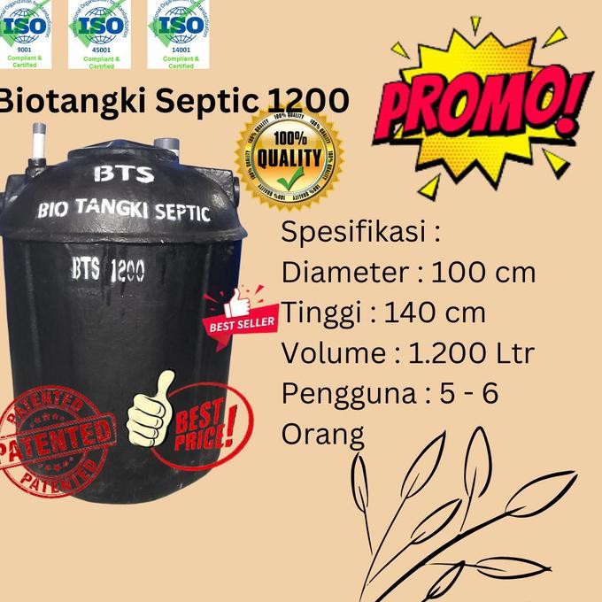 Diskon Septic Tank Biotech 1200 Liter,Septic Tank Bio 1200 Liter, Septictank