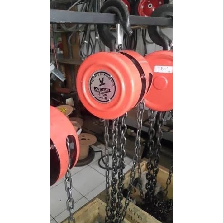 CHAIN BLOCK 2 TON 3 METER TAKEL KATROL KEREKAN 2 TON 3 METER