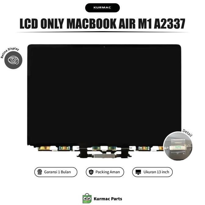 Lcd Only Macbook Air M1 A2337 Tahun 2020 Truetone On