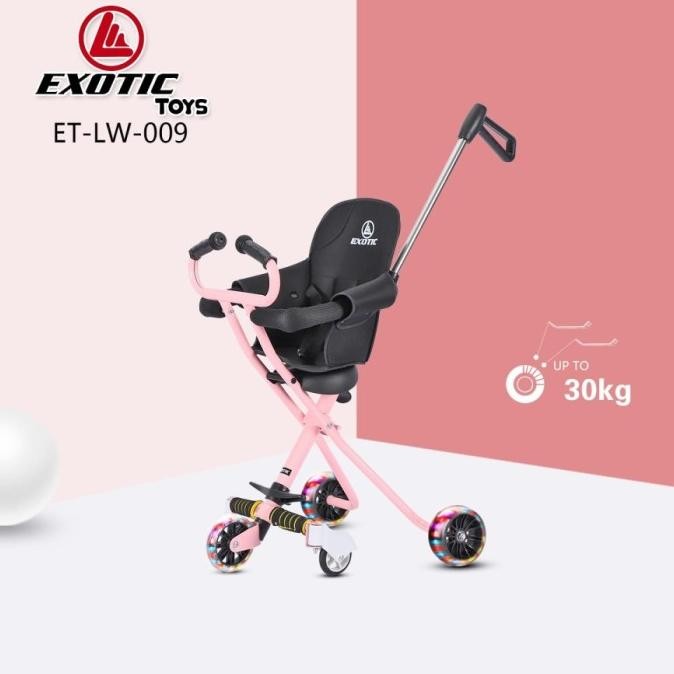 Stroler Anak Bayi Balita Trike Exotic ET LW009 Stroller Kursi Dorong TD