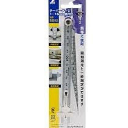 

Taper Gauge 1-15 Mm Plus Penggaris 15 Cm Stainless Steel Shinwa 62612