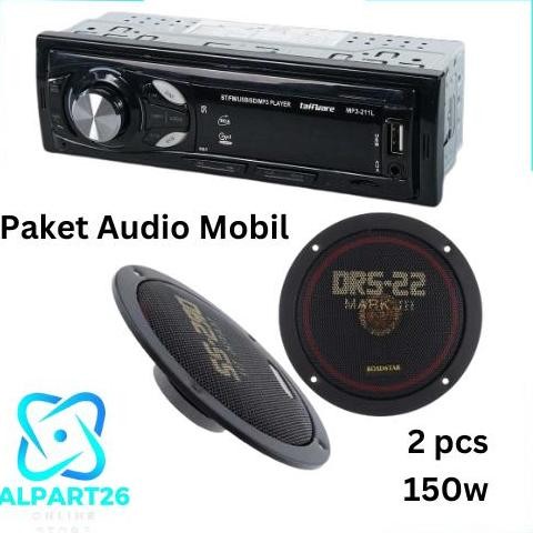 Promo PAKET AUDIO MOBIL Tipe Mobil Bluetooth? Tape Audio Mobil Iso Plug Mp3 Tip Mobil Bluetooth Komp