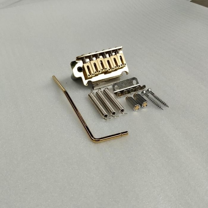 Tremolo Bridge 2 Pivot Premium Big Block Stainless Saddle  (Not Gotoh) Electric Guitar Part Original
