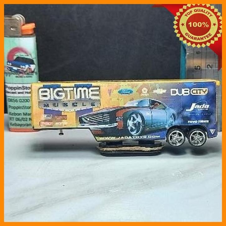 [POP] JADA DIECAST METAL DUB CITY BIG TIME MUSCLE PETERBILT HAULER BAN KARET