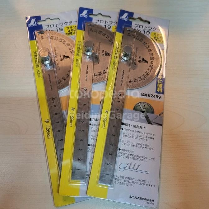 

Bisa Spk! Penggaris Busur Derajat Shinwa No 19