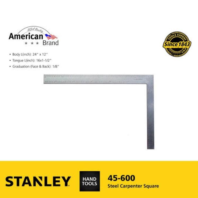 

Promo! Penggaris Siku Besar Stanley ( 45-600 ) Steel Carpenter Square Metric