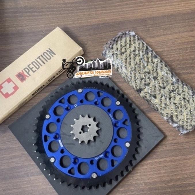 Gear Set 520 Yamaha Wr 155 Gir Paket Yamaha Wr155 Expedition Almunium