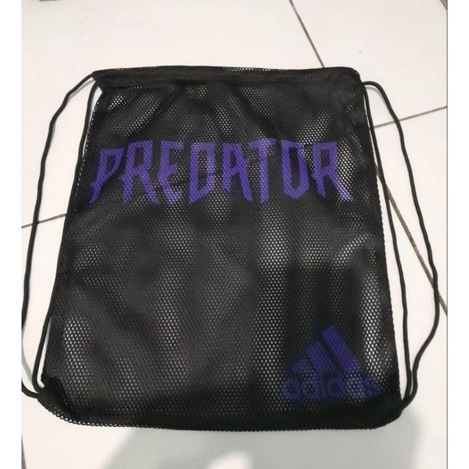 Gymsack Adidas Predator String Bag Tas Serut Sepatu Futsal Sepatu Bola