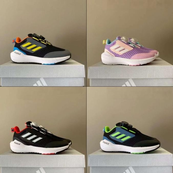 Adidas EQ21 RUN BOA / ADIDAS Kids / Sepatu Kets Anak / Slip On Kids