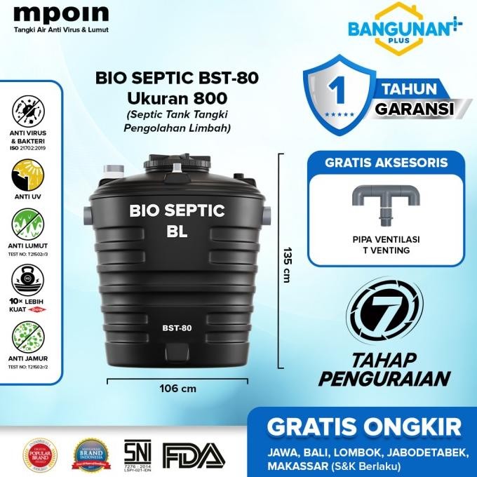 Miliki Septic Tank Tangki Pengolahan Limbah Mpoin Bioplus