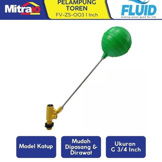 Diskon Fluid Pelampung Toren Air Fv-Zs-003 1 Inch Bola Plastik Bulat