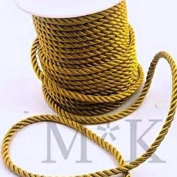 

Tali Kur Model tambang warna Emas/Perak Uk. 8 mm untuk crafting murah