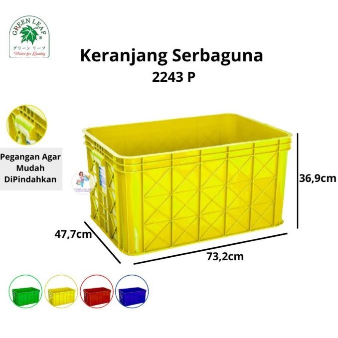 Container/Krat Industri Greenleaf 2243P New Stok