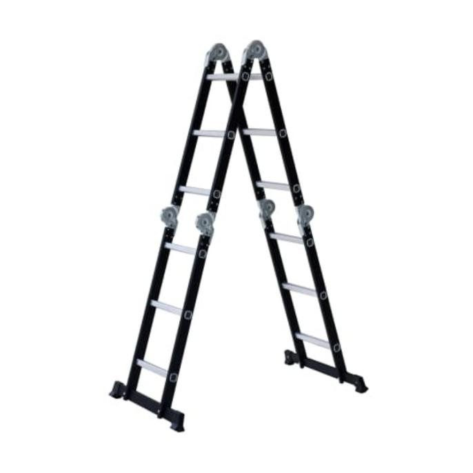Tangga Lipat Serbaguna Krisbow 3.1 Meter Tangga Lipat Aluminium New Stok