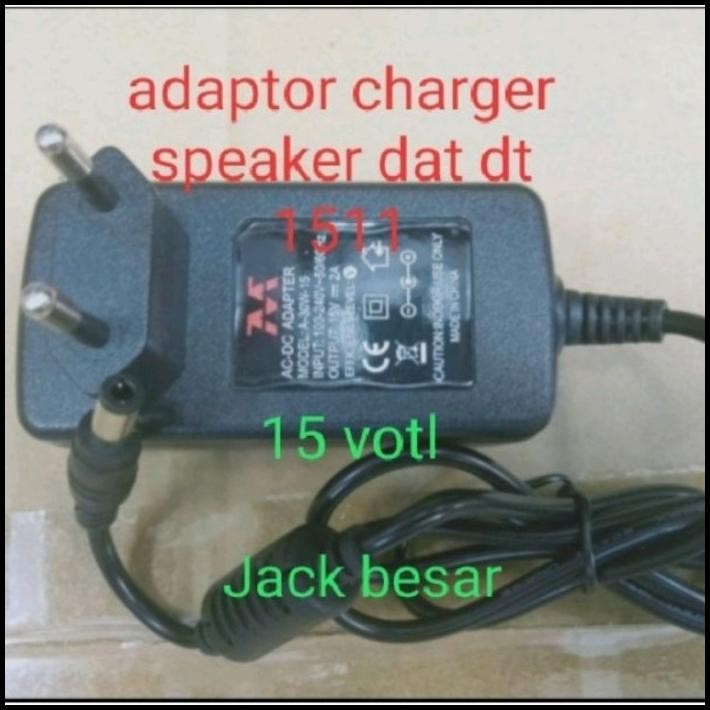 Adaptor/Charger Speaker Dat Dt 1511 15V 2A Berkualitas Dat Dt 1511