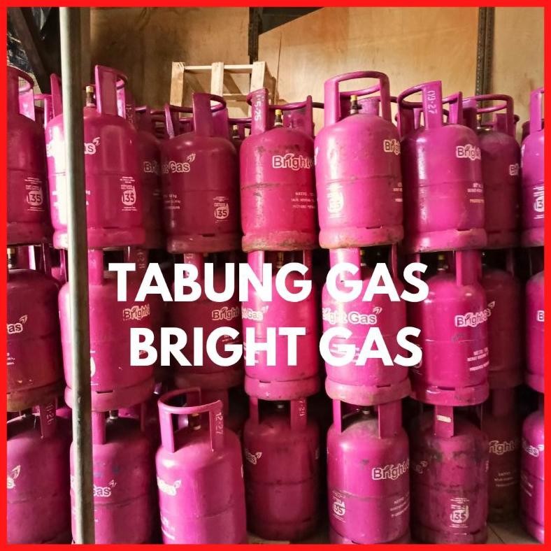 PJ24 TABUNG LPG BRIGHT GAS PINK 5,5kg 12kg KOSONGAN Termurah