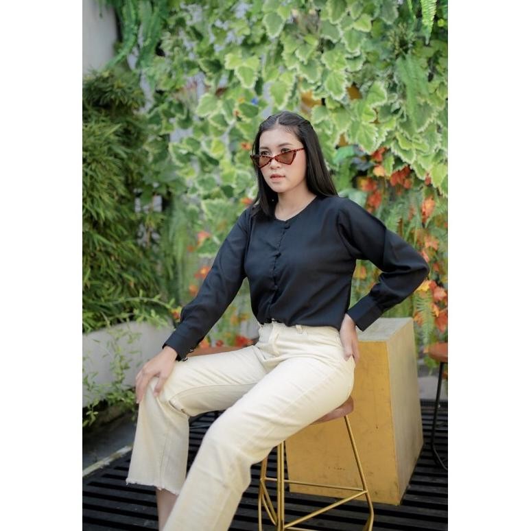 Ok75 VIERLIN - Jeans 265 MOCCA - KULOT JEANS Original