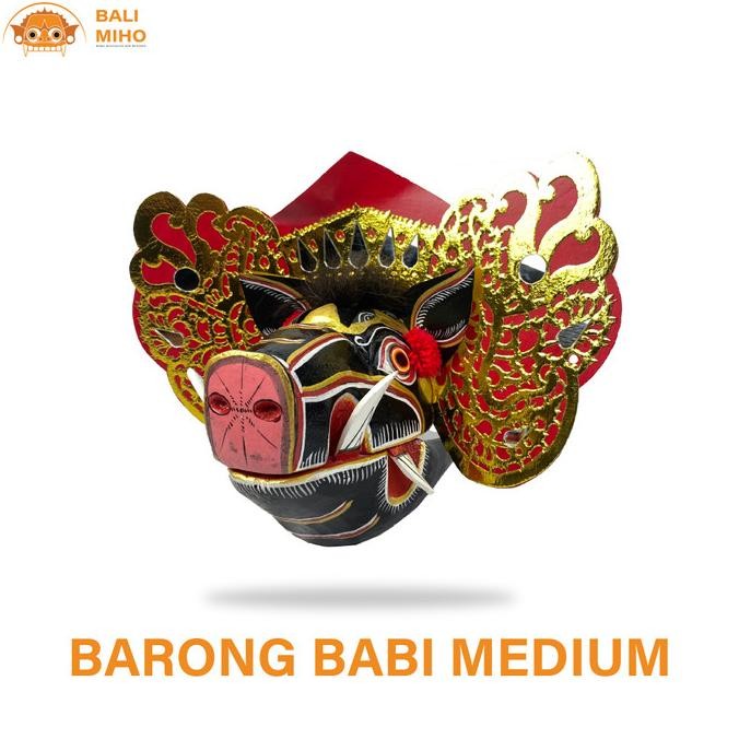TOPENG BAUK/TOPENG BARONG/TAPEL BARONG/TAPEL BAUK/BALI/BARONG BANGKUNG SRA
