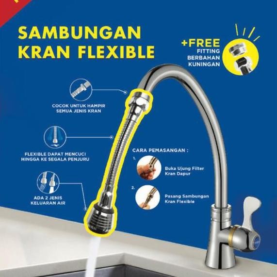 Sambungan Kran Cuci Piring Flexibel Onda Terbatas