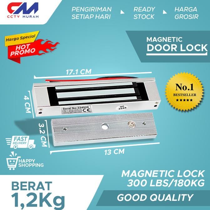 Em Lock 180Kg 300Lbs / Magnetic Door Lock 180Kg 300Lbs/ Emlock