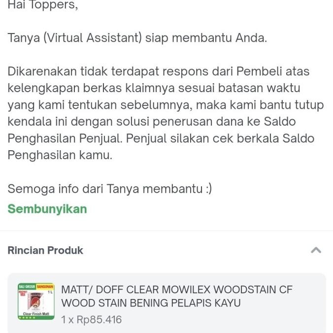 Miliki Matt/ Doff Clear Mowilex Woodstain Cf Wood Stain Bening Pelapis Kayu