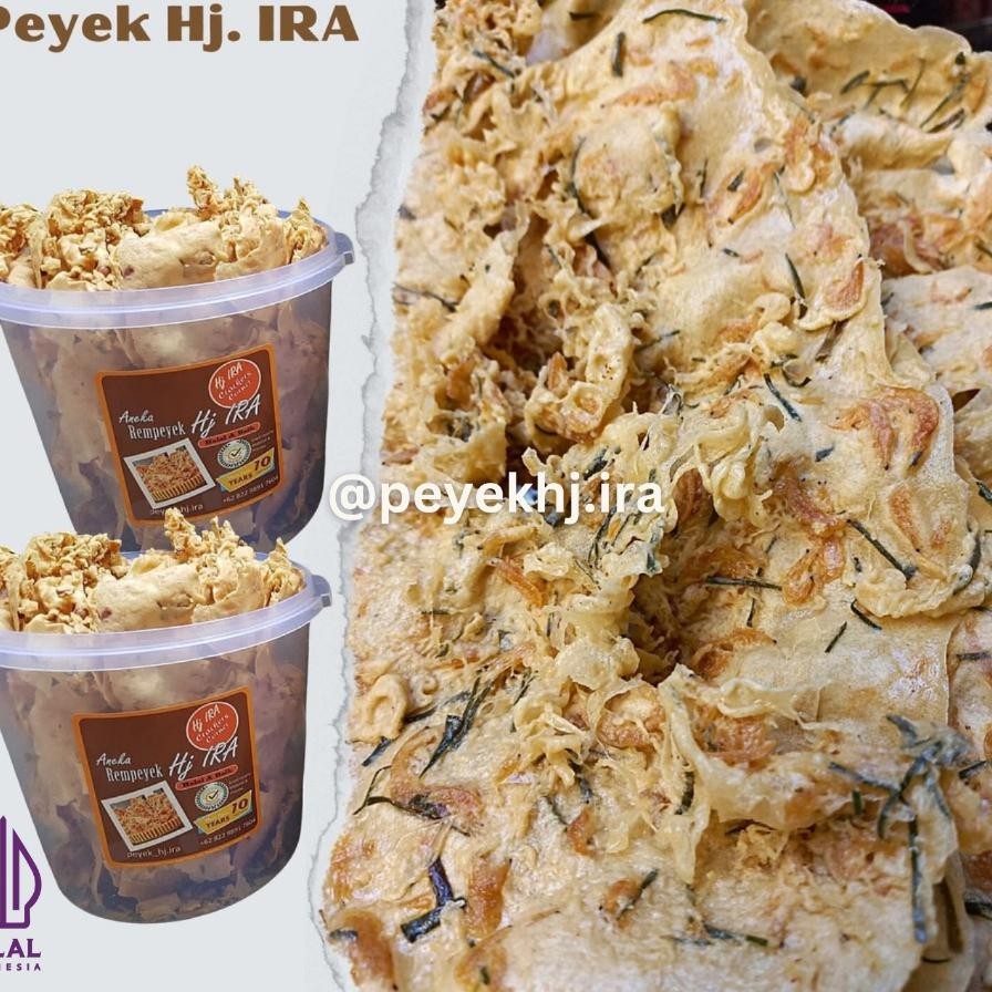 

Peye Rempeye Hj. Ira Udang Rebon Tople 5 Liter Aman Ehat Lezatnya Emriyu